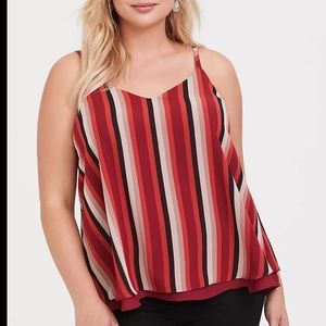 Torrid Striped Tank Top 2X